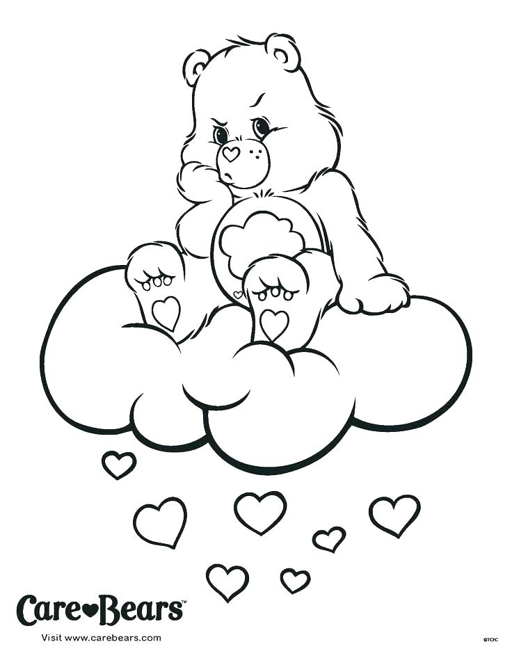 736x946 Care Bears Coloring Pages Grumpy In Beatiful Draw Image
