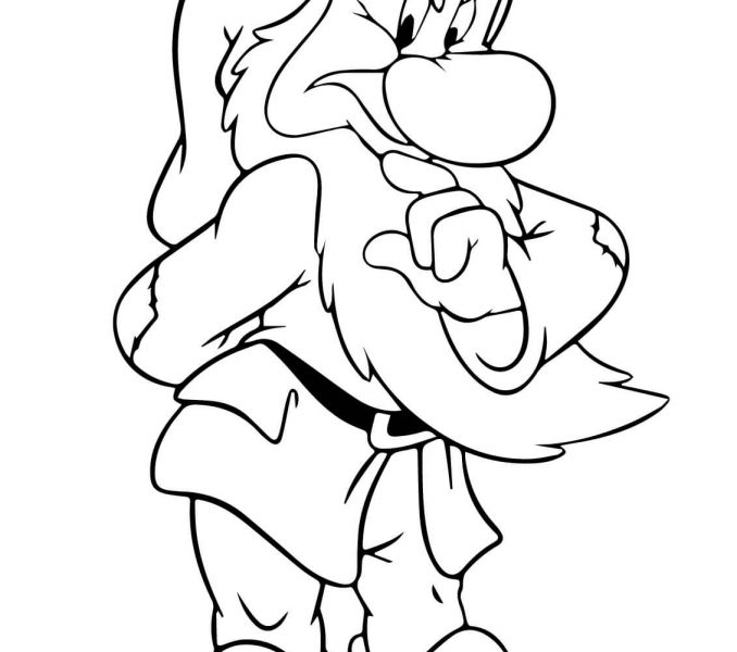 678x600 Seven Dwarfs Coloring Pages Kids Coloring