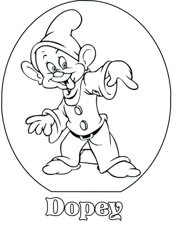 600x794 Seven Dwarfs Coloring Pages Snow White And The Seven Dwarfs