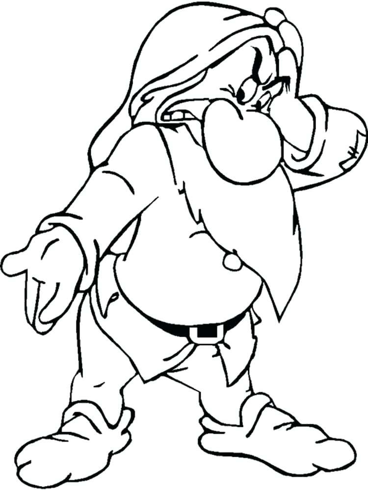 750x1000 7 Dwarfs Coloring Pages 7 Dwarfs Coloring Pages Snow White And