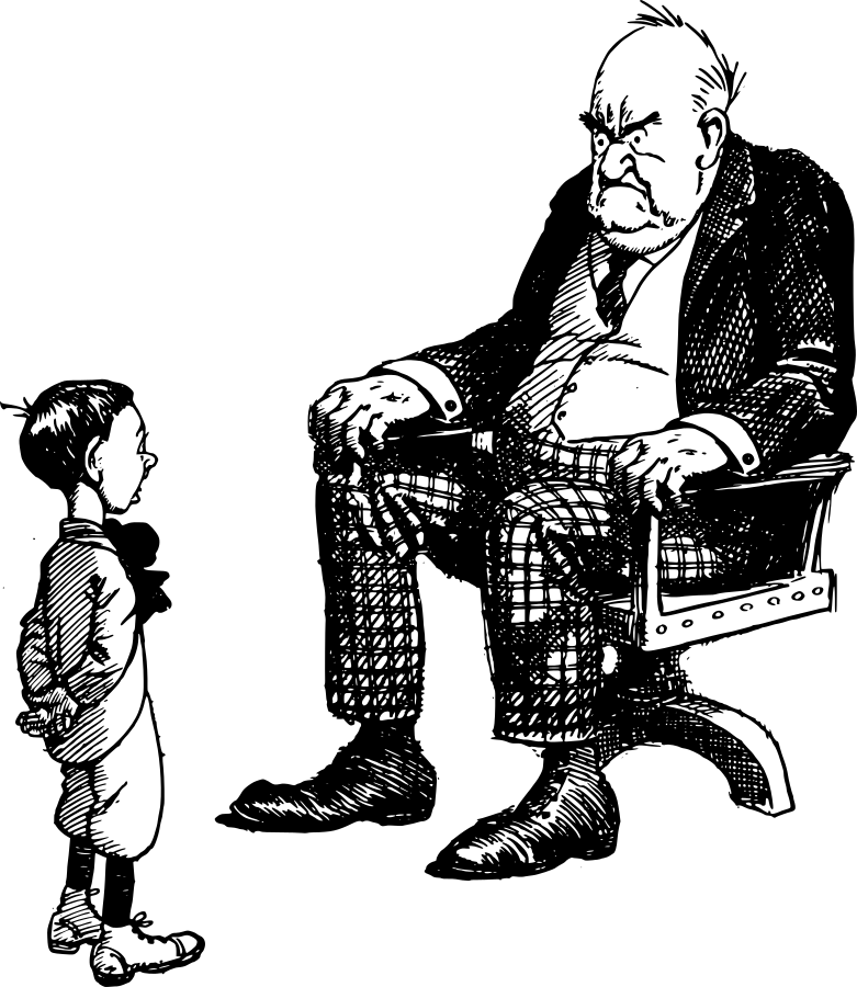 781x900 Grumpy Old Man And Boy