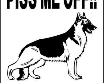 340x270 German Shepherd Sign Etsy