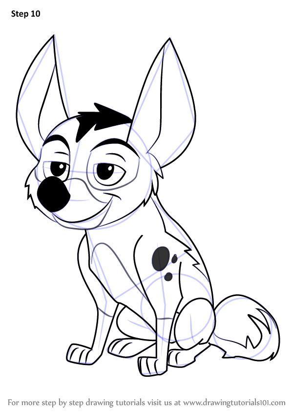 598x844 Learn How To Draw Dogo From The Lion Guard (The Lion Guard) Step