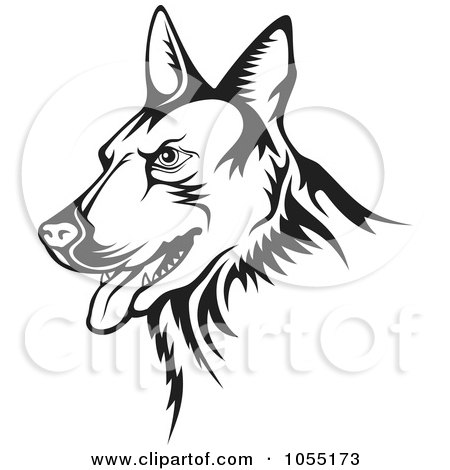 450x470 Royalty Free Vector Clip Art Illustration Of A Black And White