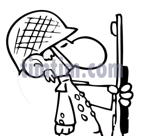 502x480 Free Drawing Of A Guard Soldier Bw From The Category Occupations