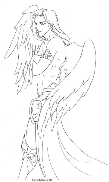 362x600 Guardian Angels Drawings Angels Angel Drawing