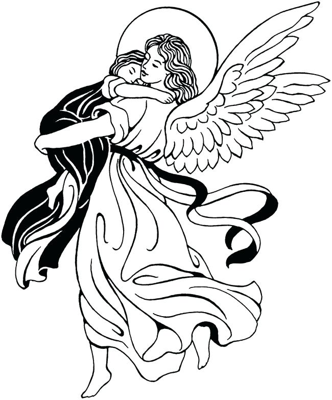 650x782 Angels Coloring Pages Guardian Angel Catholic Coloring Page Feast