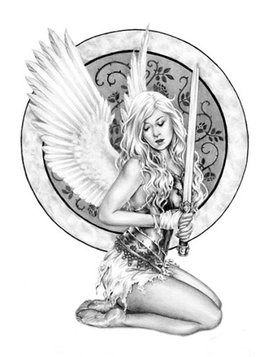 391x512 Vorisawe Angel Tattoo Designs Free