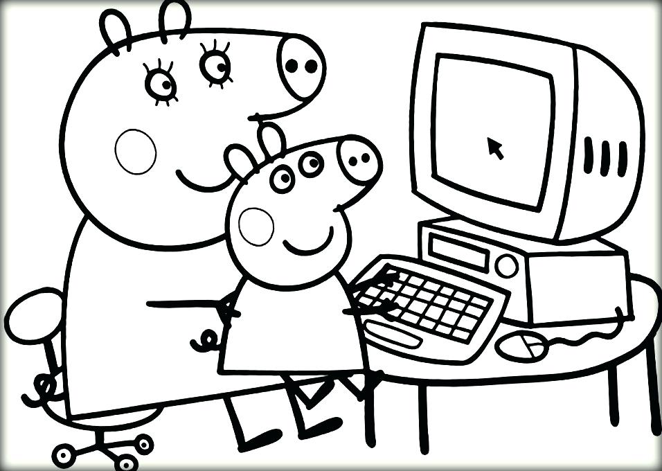 956x680 Pig Coloring Book Coloring Pig Coloring Page Pig Coloring Pages