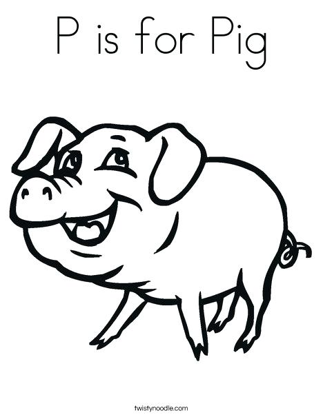 468x605 Pig Coloring Pages Happy Pig Coloring Page Cute Baby Guinea Pig