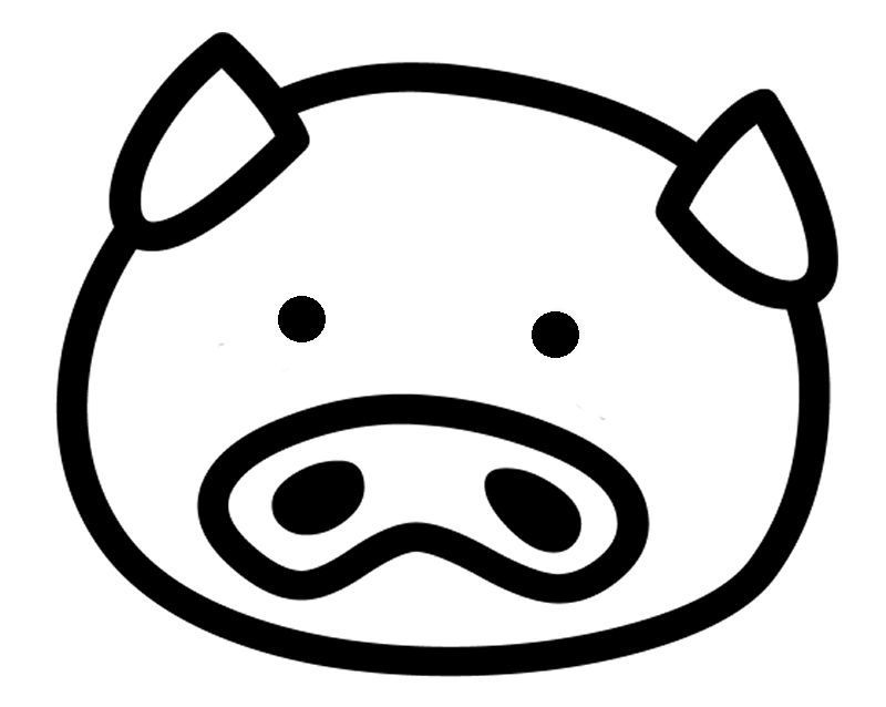 800x638 Coloring Pages How To Draw A Pig Face Hskgd Elegant Best S