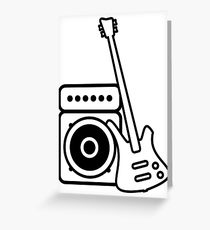 210x230 Bass Amp Drawing Greeting Cards Redbubble