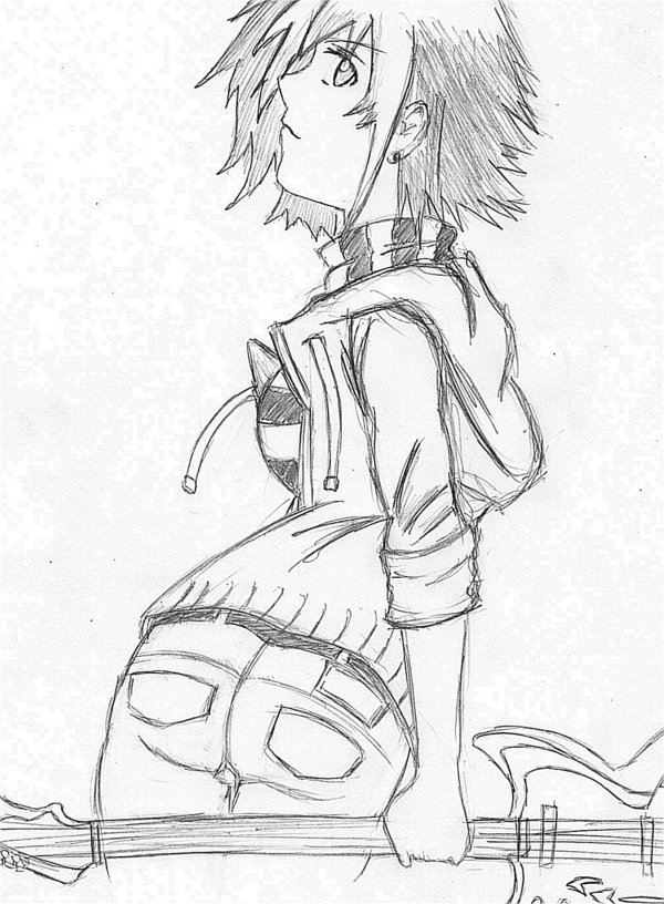 600x816 Pencil Drawing Guitar By H L Z