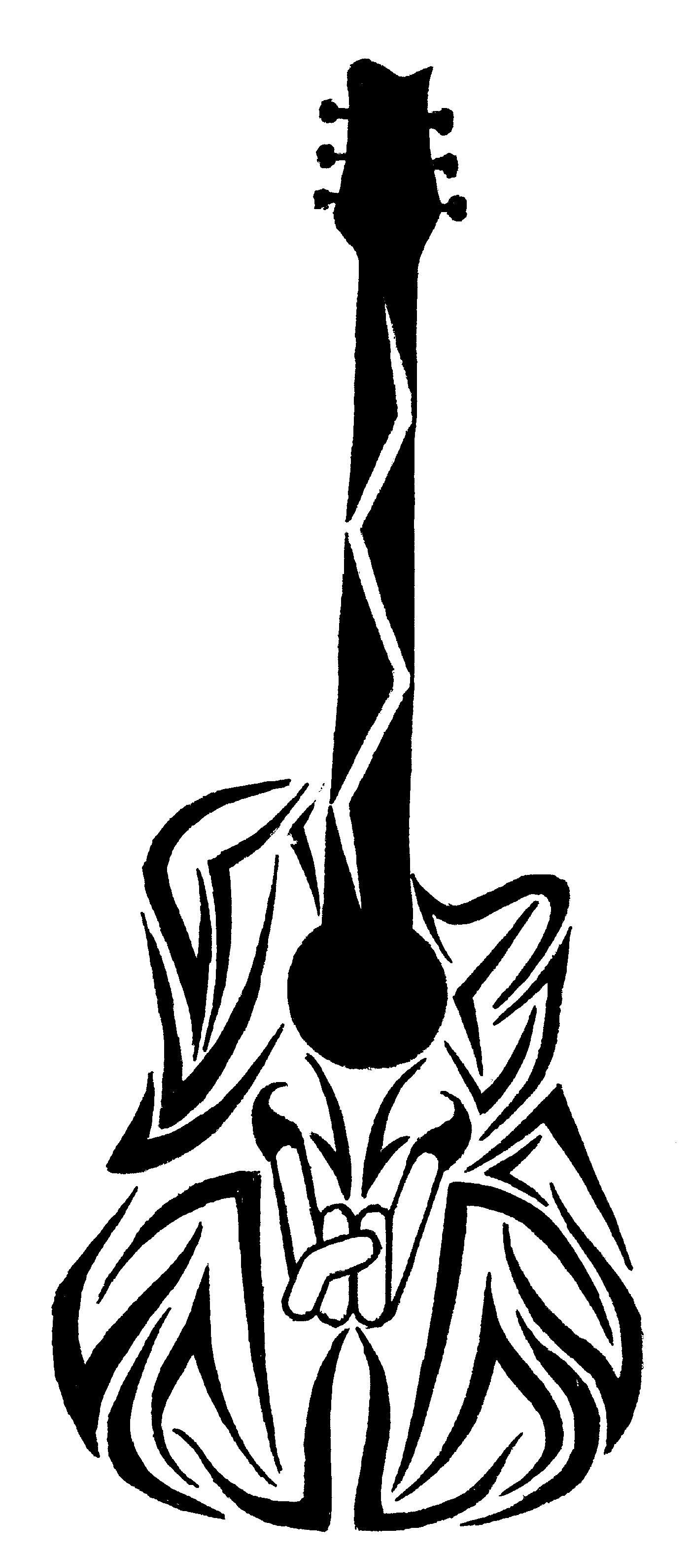 1400x3153 Tribal Acoustic Guitar By Sweet 2th