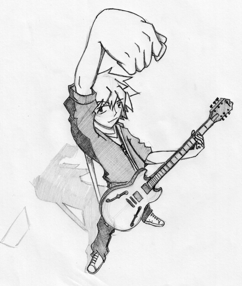 822x973 Guitar Hero By Stephen San