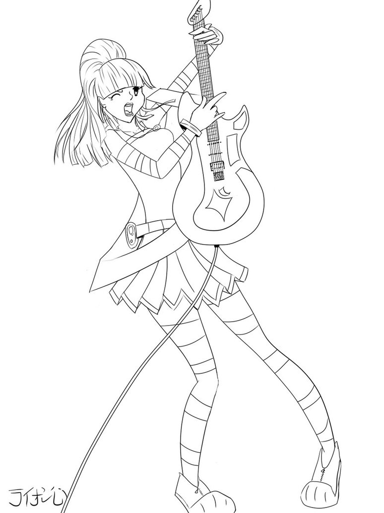 774x1032 Guitar Girl
