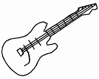 340x270 Guitar Embroidery Etsy