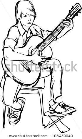 279x470 Drawn Guitar Play Guitar