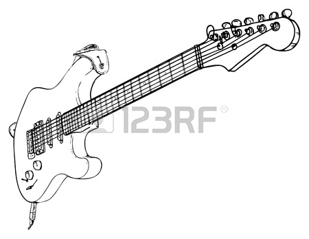 450x348 Illustration Of Acoustic And Electric Guitar