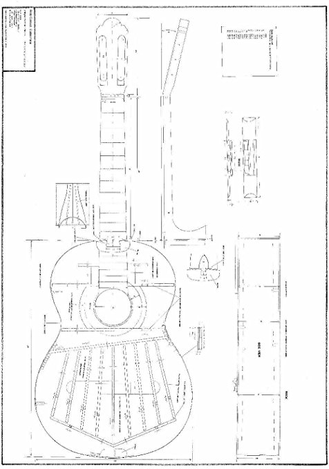 476x679 Set Of 3 Classical Guitar Plans