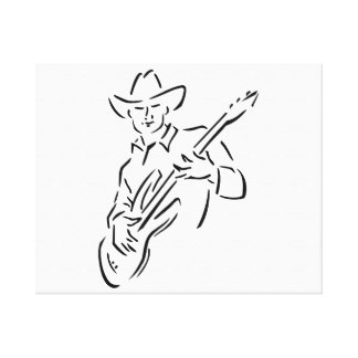 324x324 Guitar Outline Art Amp Framed Artwork Zazzle