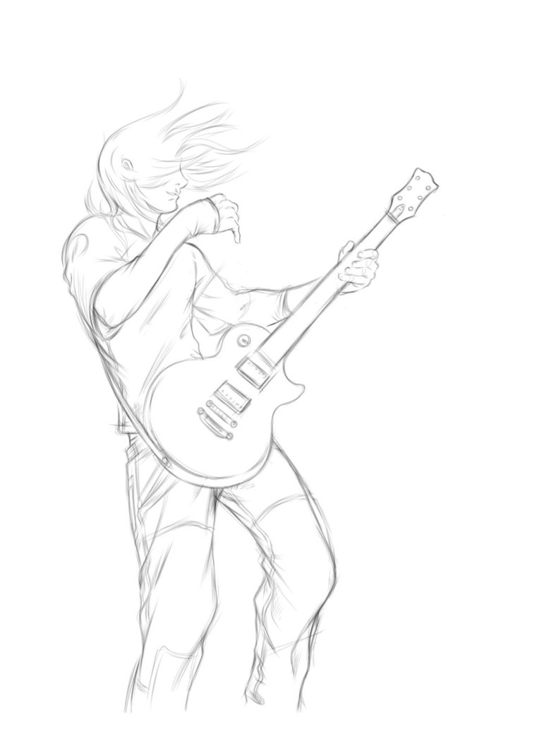 761x1050 Guitarplayer By X Kamilion X