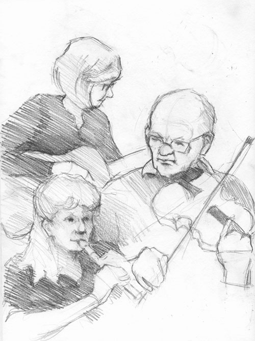 500x669 Drawing Portraits Mockingbirds