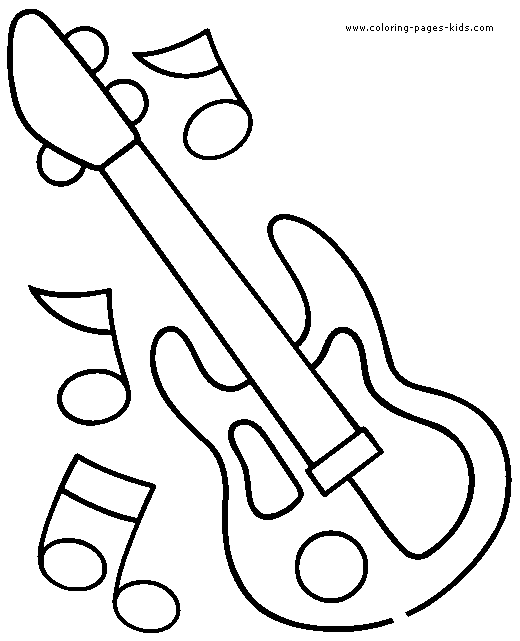 520x641 Coloring Pages For Kids Guitar Coloring Pages For Kids