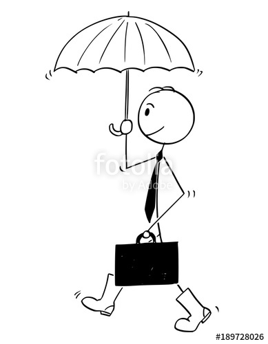 389x500 Cartoon Stick Man Drawing Conceptual Illustration Of Businessman