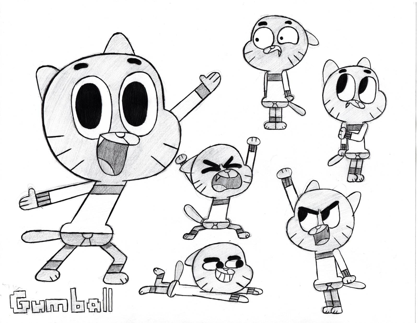 1600x1236 Gumball And Anais By Sapphireluna