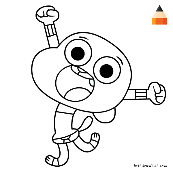 600x600 How To Draw Gumball