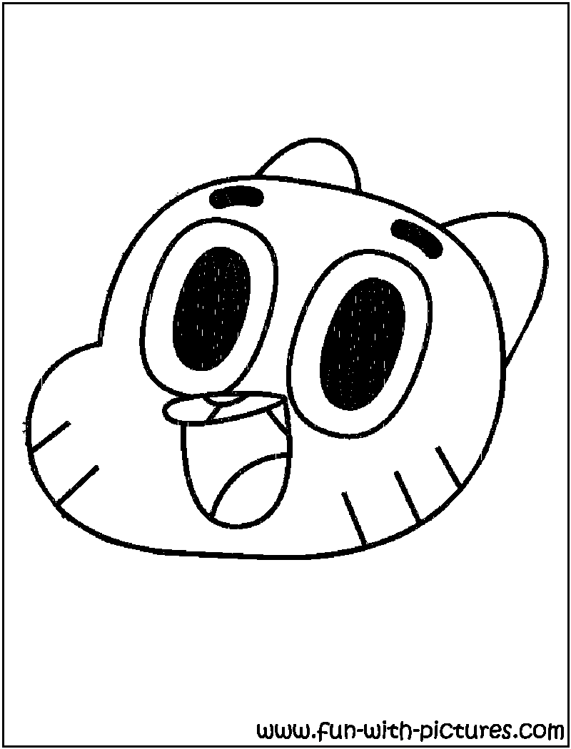 800x1050 Amazing World Of Gumball Coloring Pages
