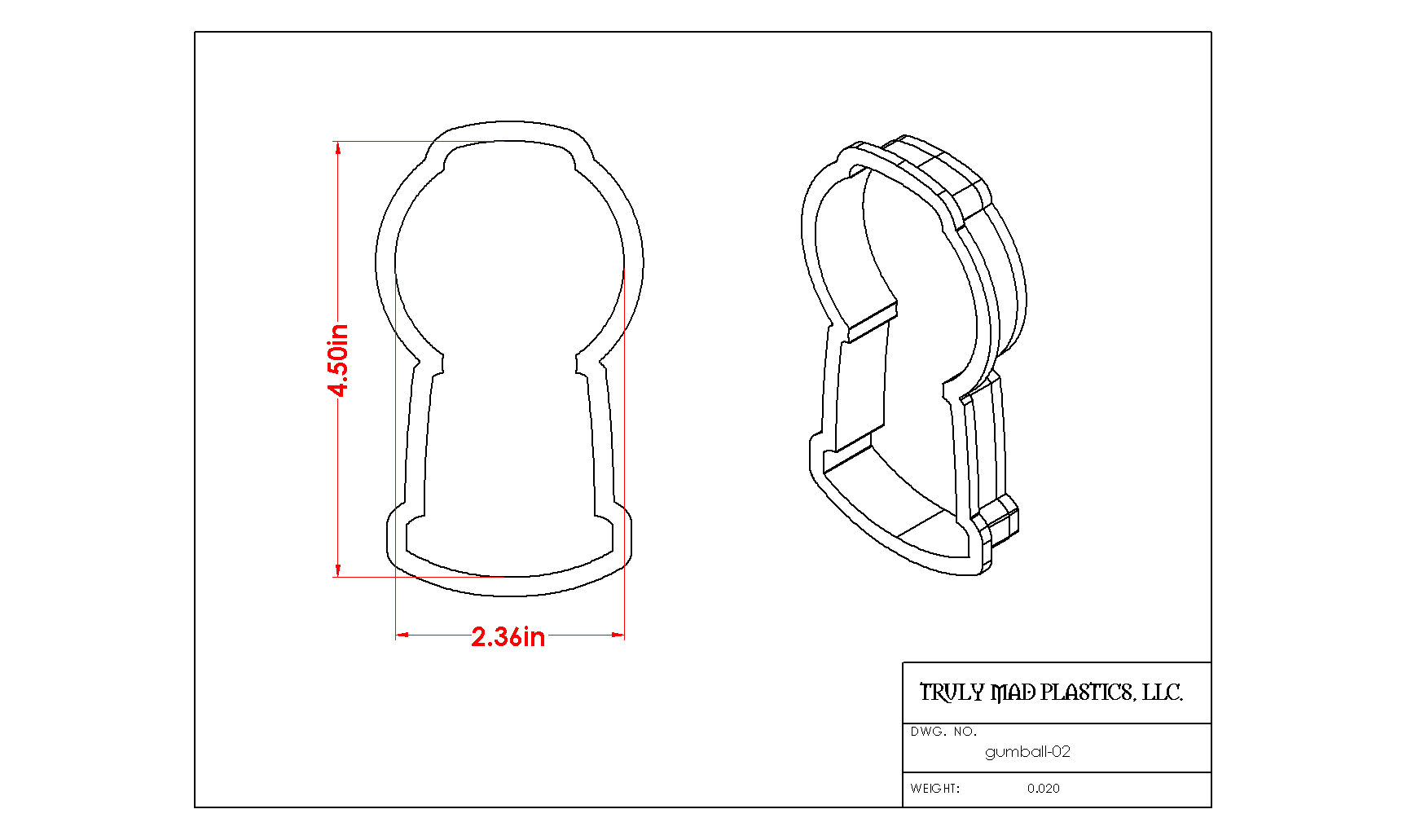 1727x1031 Tmp Gumball Machine 02 4.5 Inch Sheer Celebrations