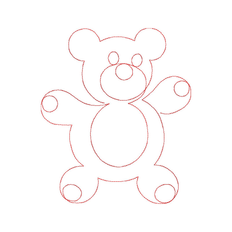 800x800 Gummy Bear Single Stitch