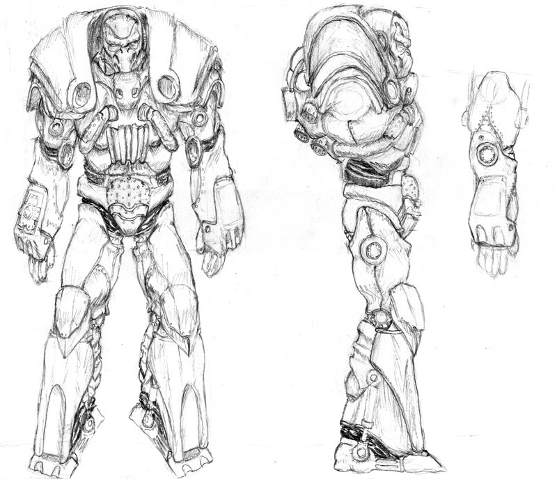800x695 Gun Drawings In Pencil