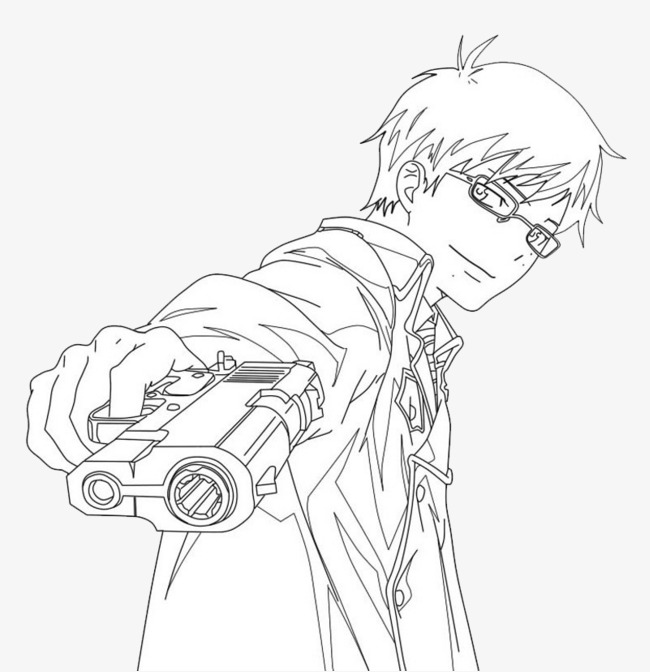650x672 Boy's Design With A Gun, Gun In Hand, Game Boy, Pattern Png Image