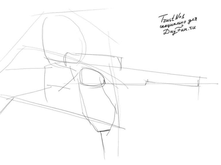 768x576 How To Draw A Shooter Step By Step