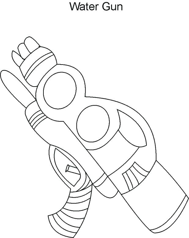 618x778 Nerf Gun Coloring Pages