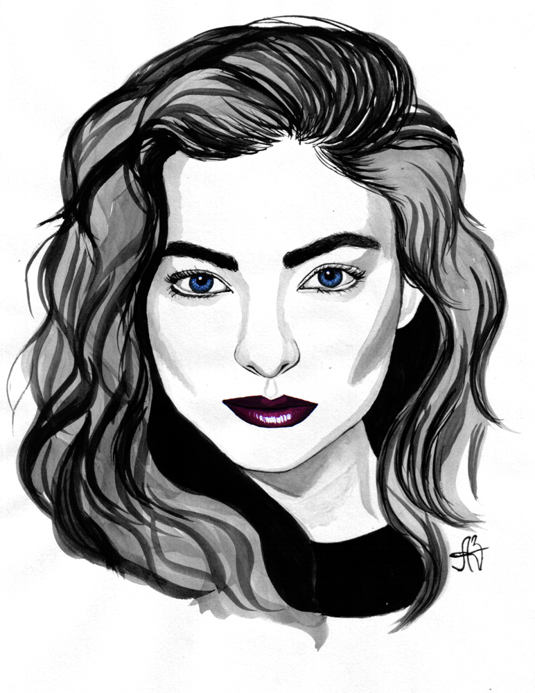 772x1000 Lorde By Lovely Little Gun