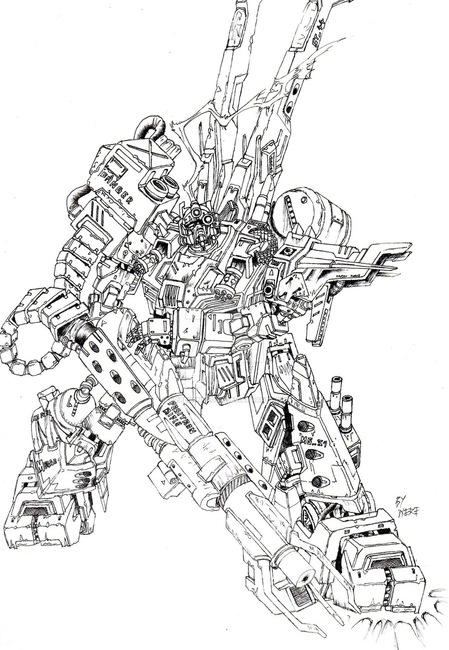 900x1303 Gundam Megao By Weresandrock