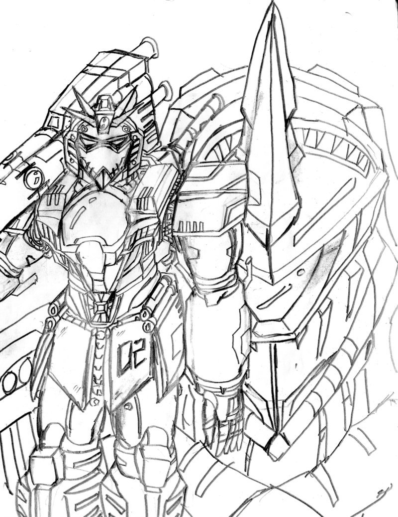 Gundam Drawing at GetDrawings | Free download