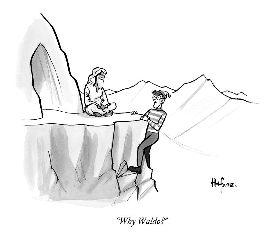 900x791 Waldo Speaks To A Guru By Kaamran Hafeez