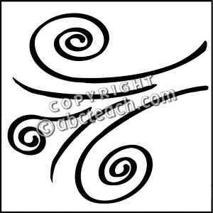 300x300 Wind Black And White Clipart Collection