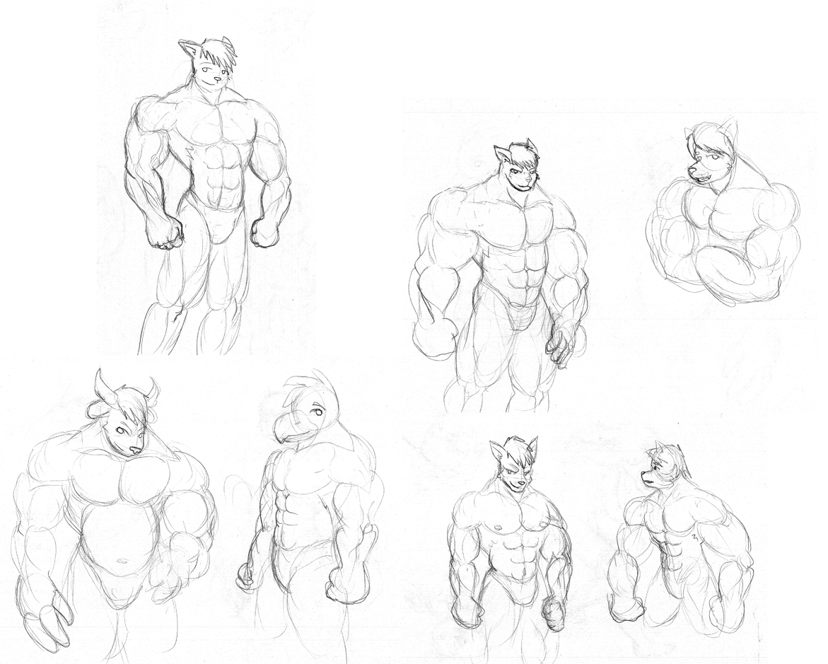 1171x939 Muscle Furry Guys 20 By Caseyljones