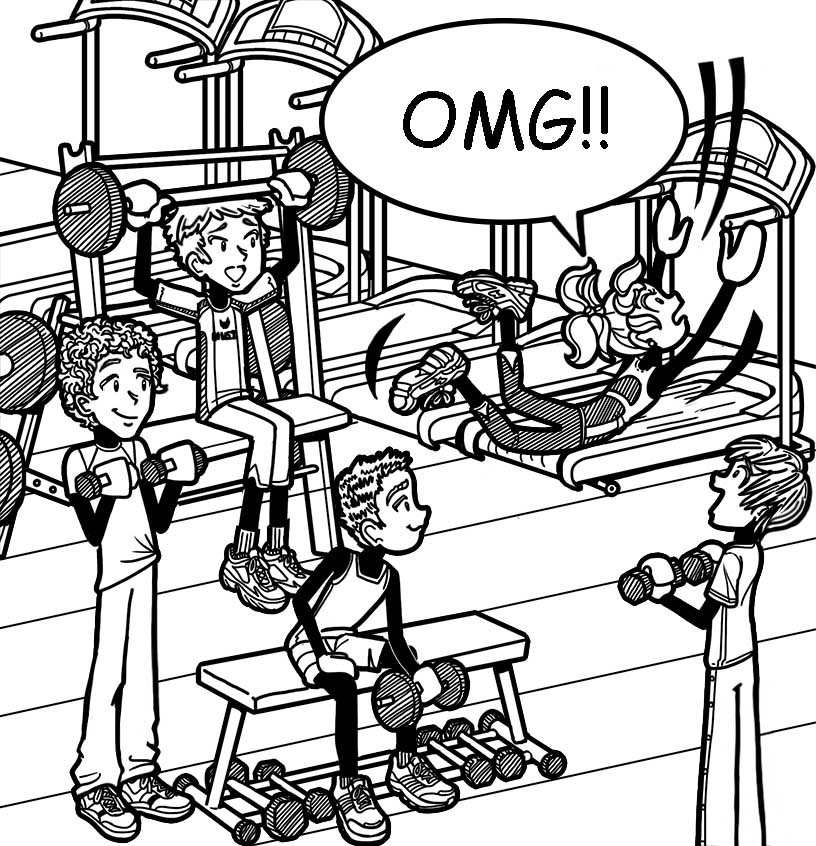 816x846 My Traumatizing Trip To My Mom's Gym Dork Diaries