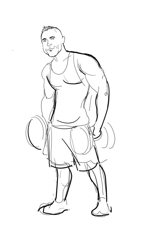 500x750 Project 365 Draw The Line Gym Guy Bazooka Joe