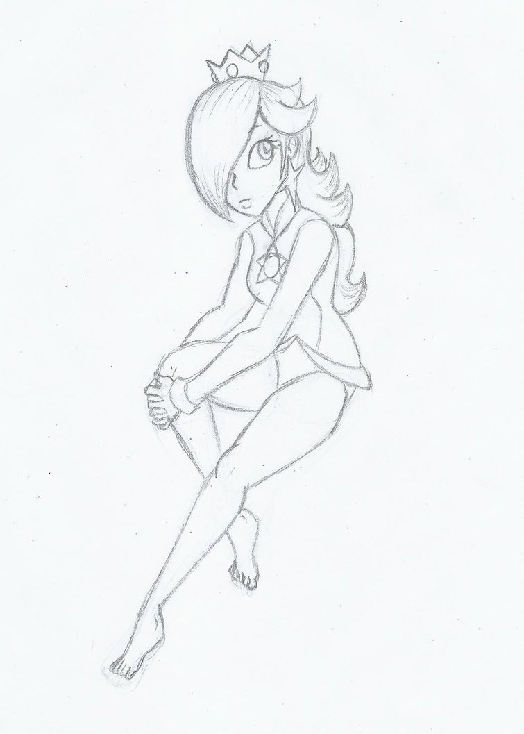 755x1057 Rosalina Gymnast (Sketch) By Mileenakoopa