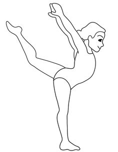 236x305 Gymnastics Coloring Page Children's Gymnastics!