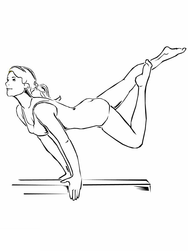 600x800 Printable Gymnastics Coloring Pages Coloring Me