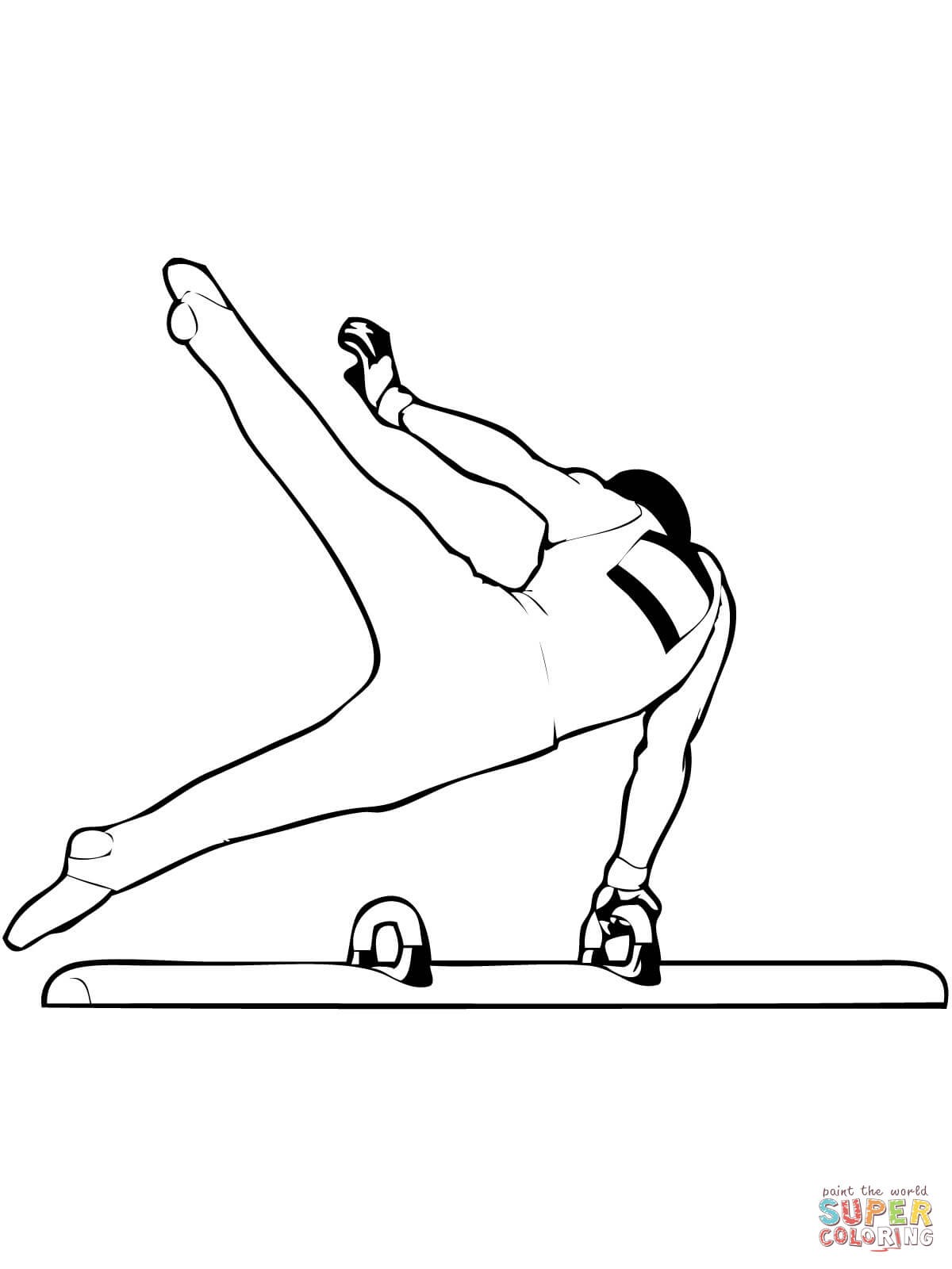 1200x1600 Gymnastics Coloring Book Pages Free Draw To Color